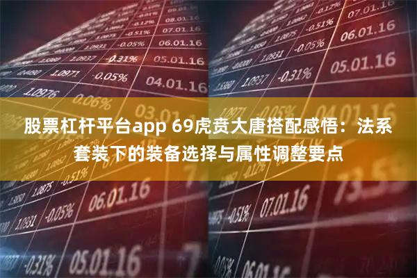 股票杠杆平台app 69虎贲大唐搭配感悟：法系套装下的装备选择与属性调整要点
